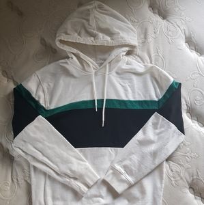 Zara Mens White Hoodie